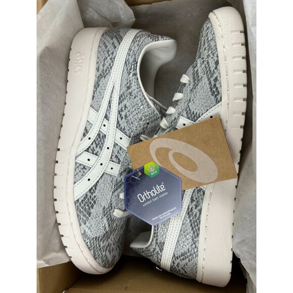 Asics Gel-PTG Snakeskin Low-Top Sneakers Cream/Gray Womens Size 8 Ortholite Inso - Picture 4 of 8